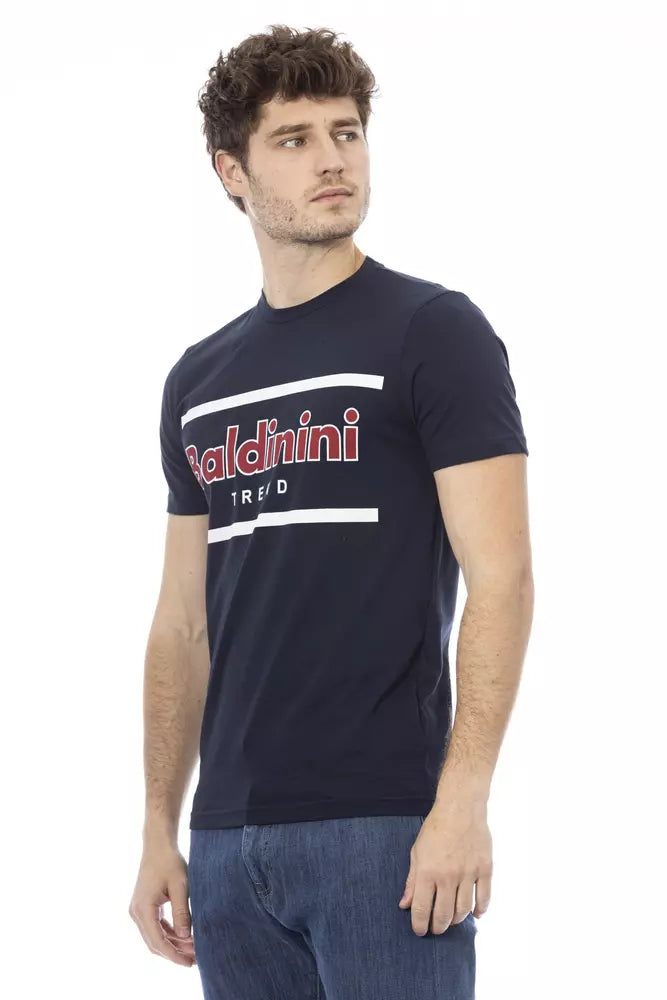 Baldinini trend Blue Cotton T-Shirt