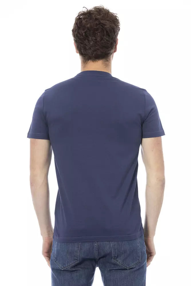 Baldinini Trend Blue Cotton T-Shirt