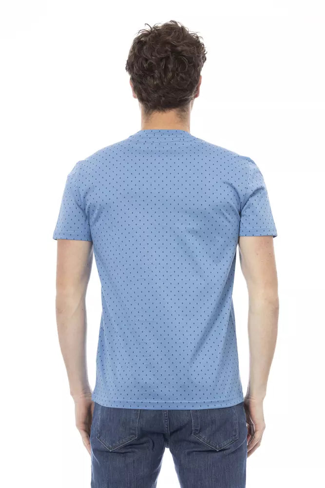 Baldinini Trend Light-blue Cotton T-Shirt