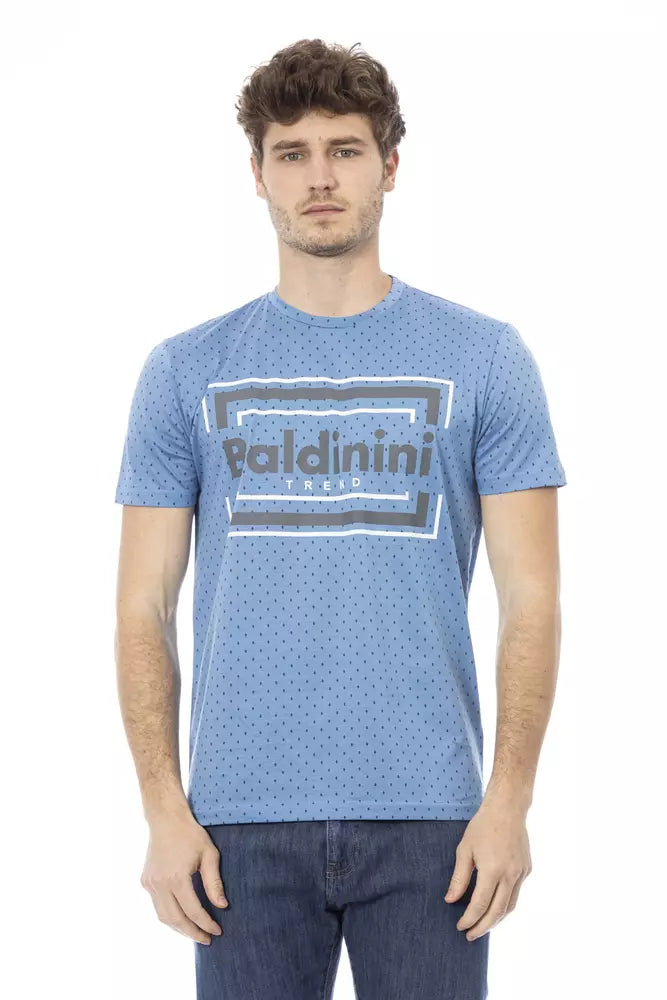 Baldinini Trend Light-blue Cotton T-Shirt