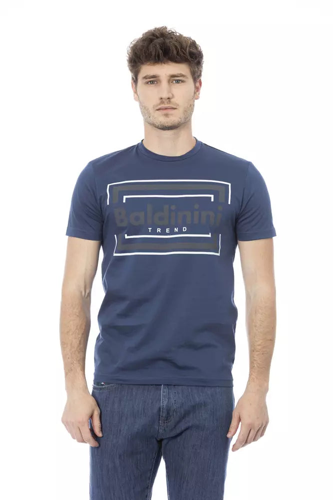 Baldinini trend Blue Cotton T-Shirt