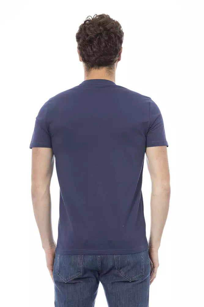 Baldinini Trend Blue Cotton T-Shirt