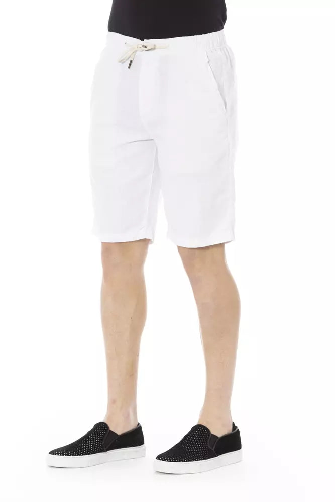 Baldinini Trend White Cotton Short