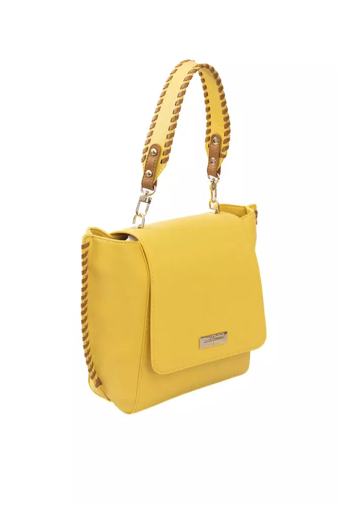 Baldinini Trend Yellow Polyuretane Crossbody Bag