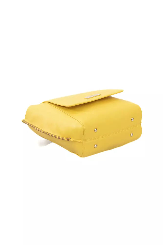 Baldinini Trend Yellow Polyuretane Crossbody Bag