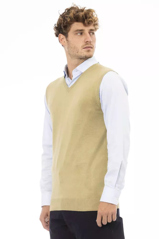 Alpha studio Beige Viscose Vest