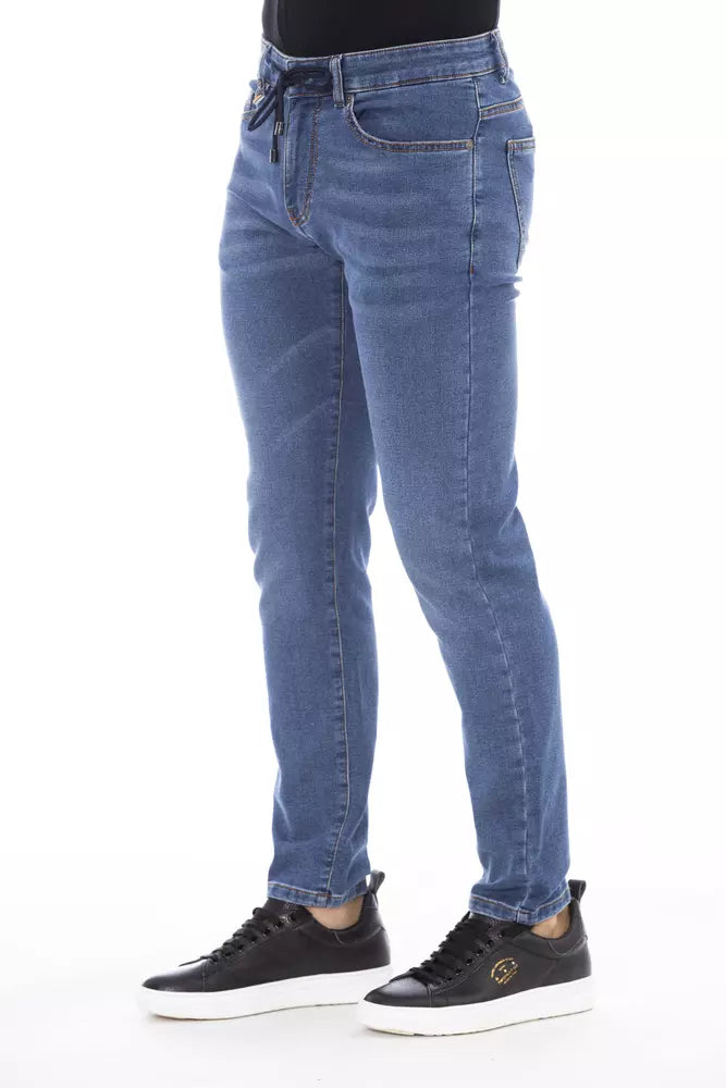 Distretto12 Blue Cotton Jeans & Pant