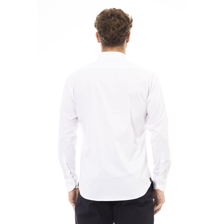 Baldinini Trend White Cotton Shirt