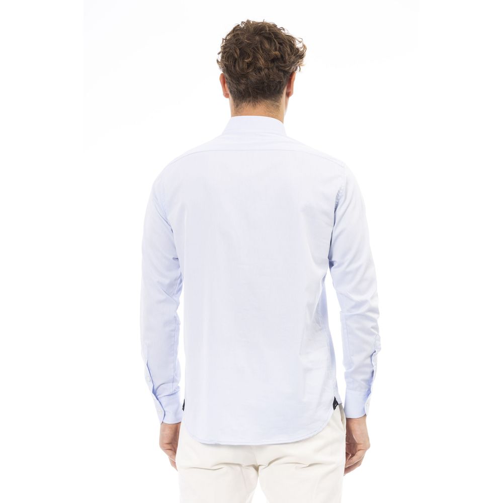 Baldinini Trend Light Blue Cotton Shirt