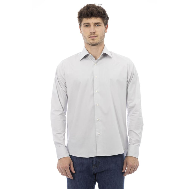 Baldinini Trend Gray Cotton Shirt