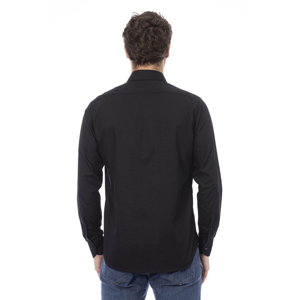 Baldinini Trend Black Cotton Shirt