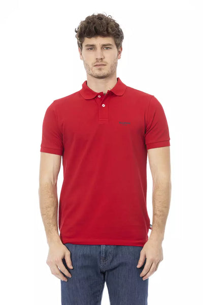 Baldinini trend Red Cotton Polo Shirt
