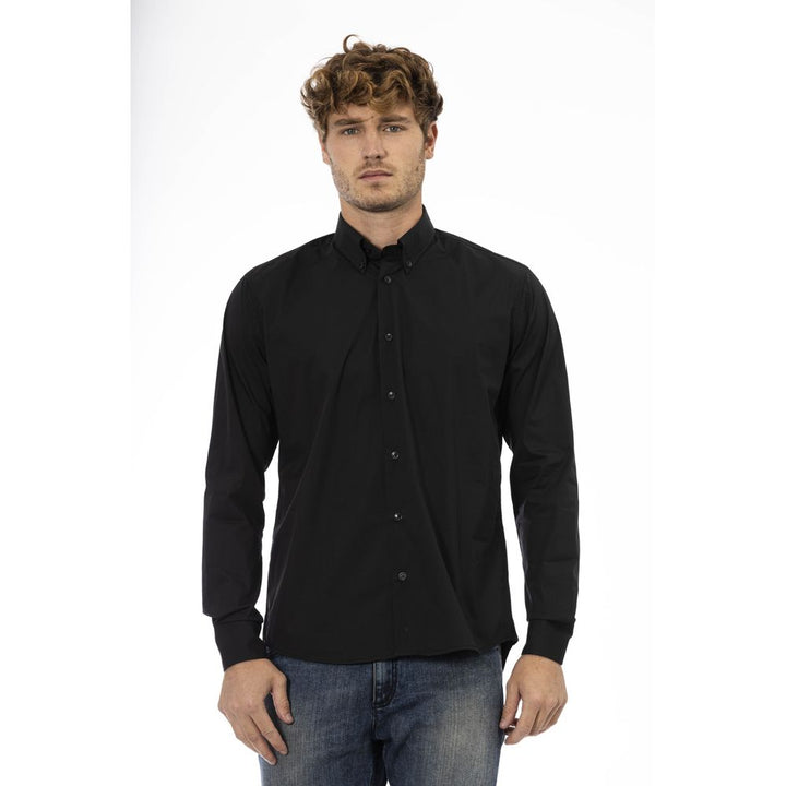 Baldinini Trend Black Cotton Shirt