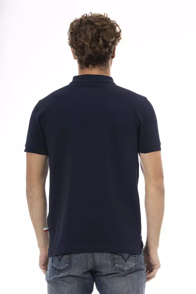 Baldinini Trend Blue Cotton Polo Shirt