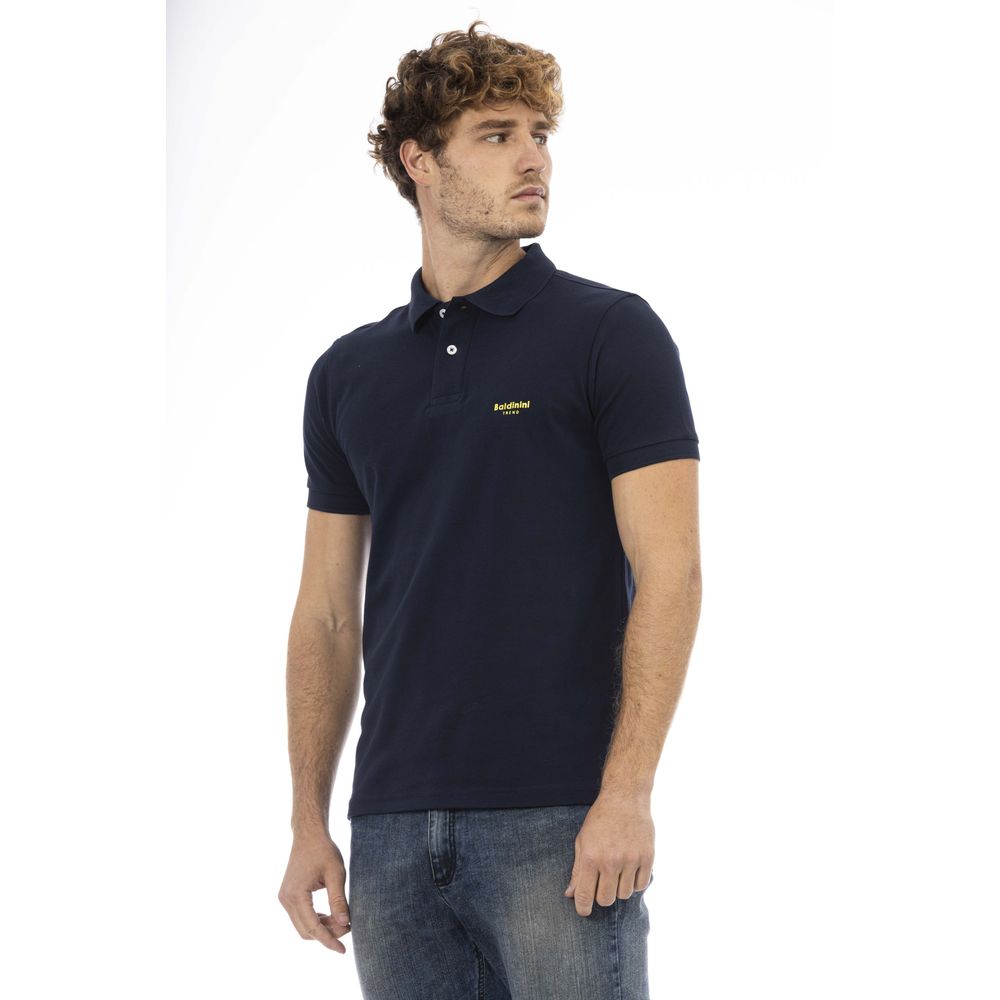 Baldinini Trend Blue Cotton Polo Shirt