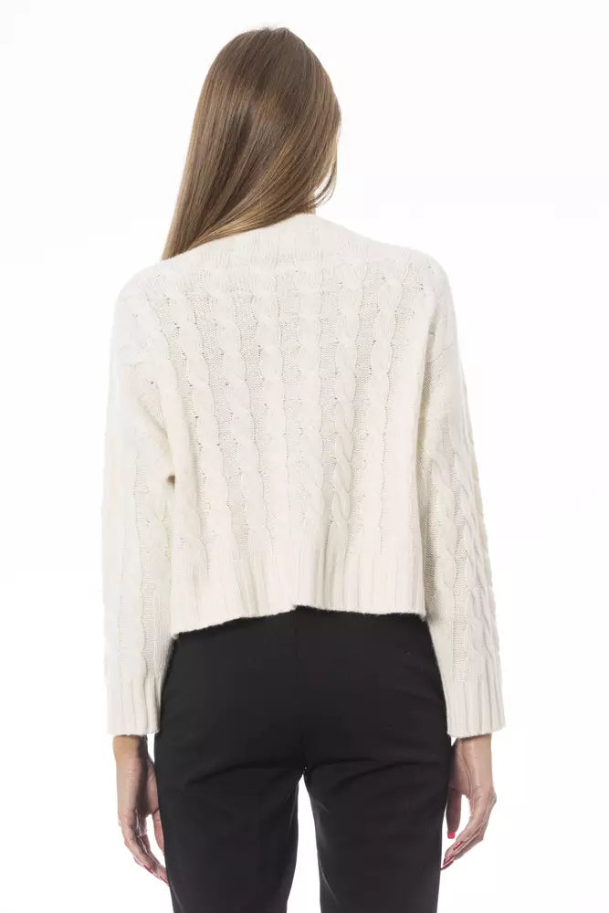 Baldinini Trend Beige Wool Sweater