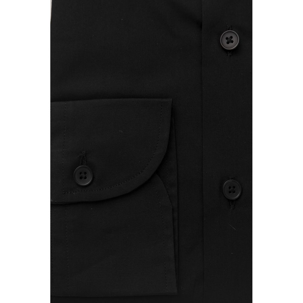 Bagutta Black Cotton Shirt