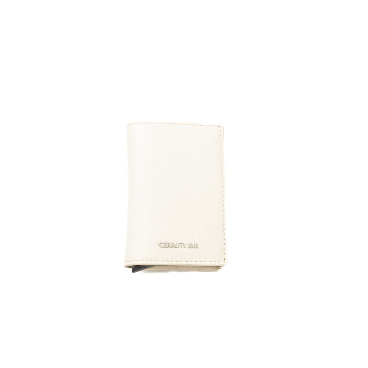 Cerruti 1881 Beige CALF Leather Wallet