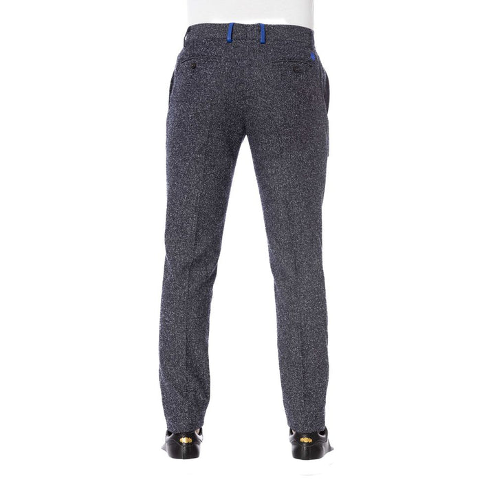 Trussardi Black Cotton Jeans & Pant