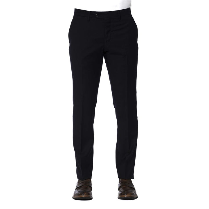 Trussardi Blue Polyester Jeans & Pant