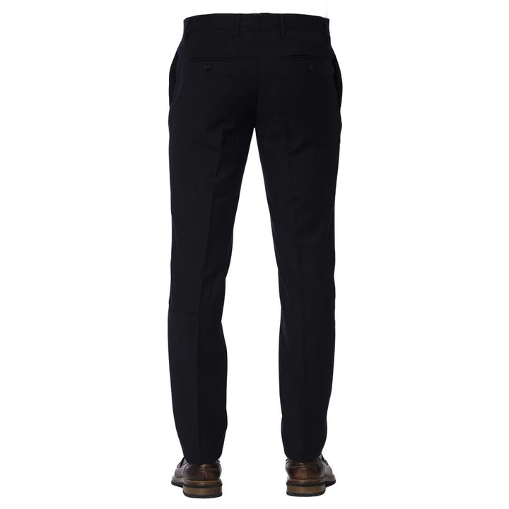 Trussardi Blue Polyester Jeans & Pant