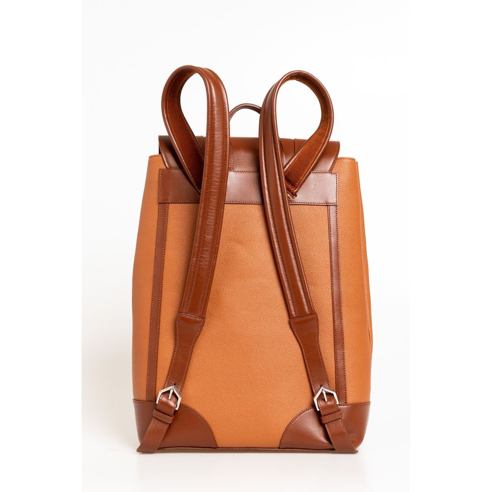 Trussardi Brown Leather Backpack