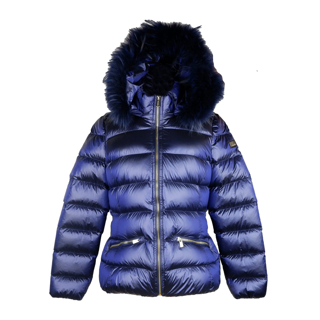 Yes Zee Blue Nylon Jackets & Coat Blue, feed-agegroup-adult, feed-color-Blue, feed-gender-female, Jackets & Coats - Women - Clothing, L, M, S, XL, XS, Yes Zee at SEYMAYKA