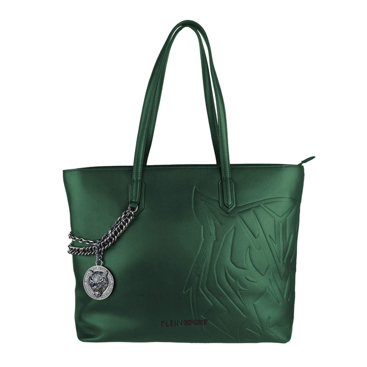 Plein Sport Verde Polyurethane Shoulder Bag feed-1, Plein Sport, Shoulder Bags - Women - Bags, Verde at SEYMAYKA