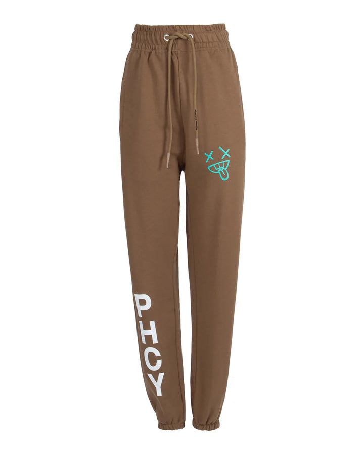 Pharmacy Industry Brown Cotton Jeans & Pant Brown, feed-1, Jeans & Pants - Women - Clothing, M, Pharmacy Industry, S, XS at SEYMAYKA