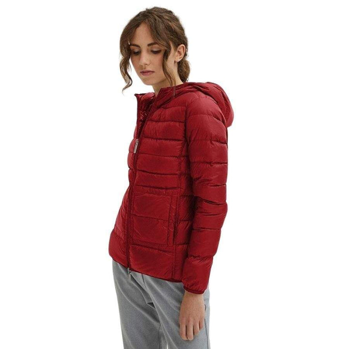 Centogrammi Red Nylon Jackets & Coat Centogrammi, feed-1, Jackets & Coats - Women - Clothing, L, M, Red, S, XS at SEYMAYKA