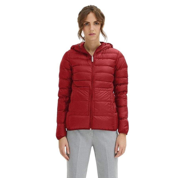 Centogrammi Red Nylon Jackets & Coat Centogrammi, feed-1, Jackets & Coats - Women - Clothing, L, M, Red, S, XS at SEYMAYKA