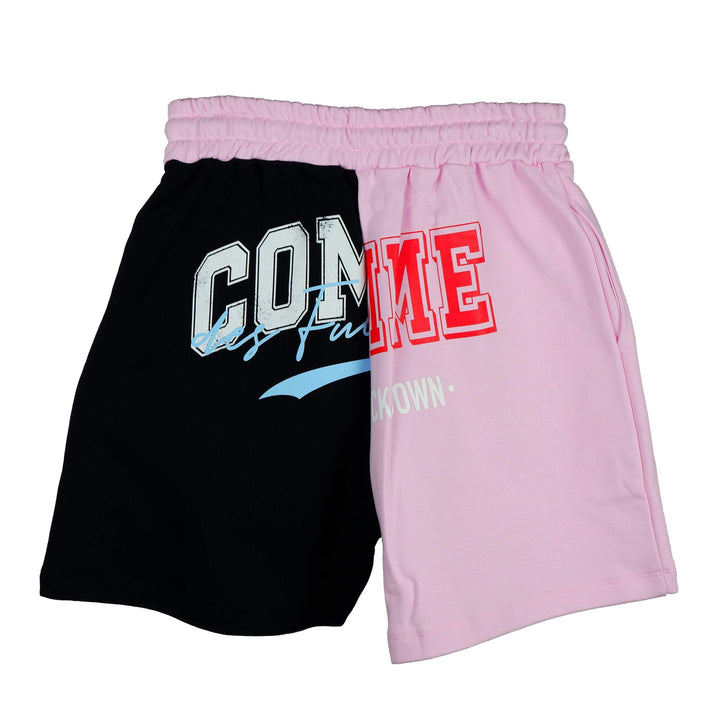 Comme Des Fuckdown Pink Cotton Short Comme Des Fuckdown, feed-1, Pink, Shorts - Women - Clothing, XS at SEYMAYKA