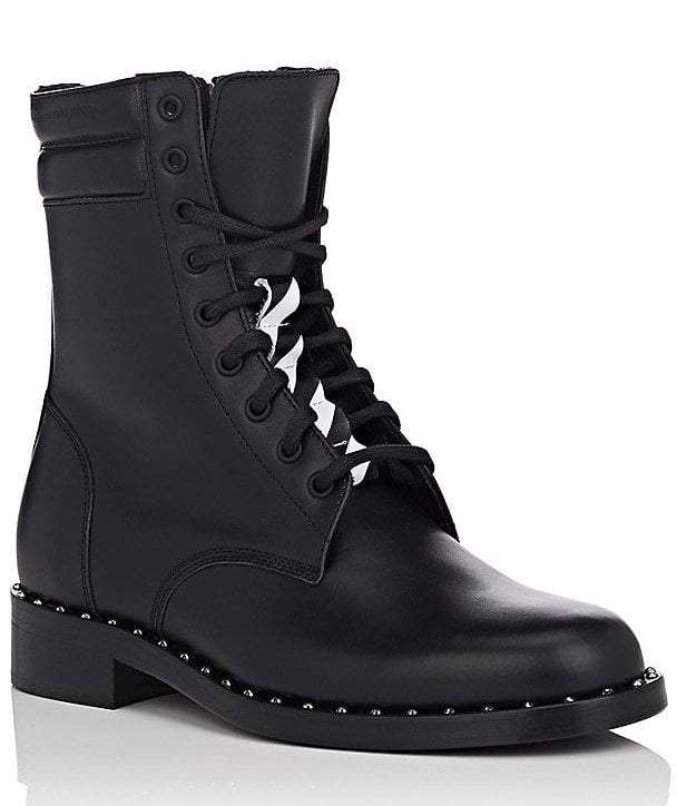 Off-White Black Calfskin Boot Black, Boots - Women - Shoes, EU38/US7.5, feed-1, Off-White at SEYMAYKA