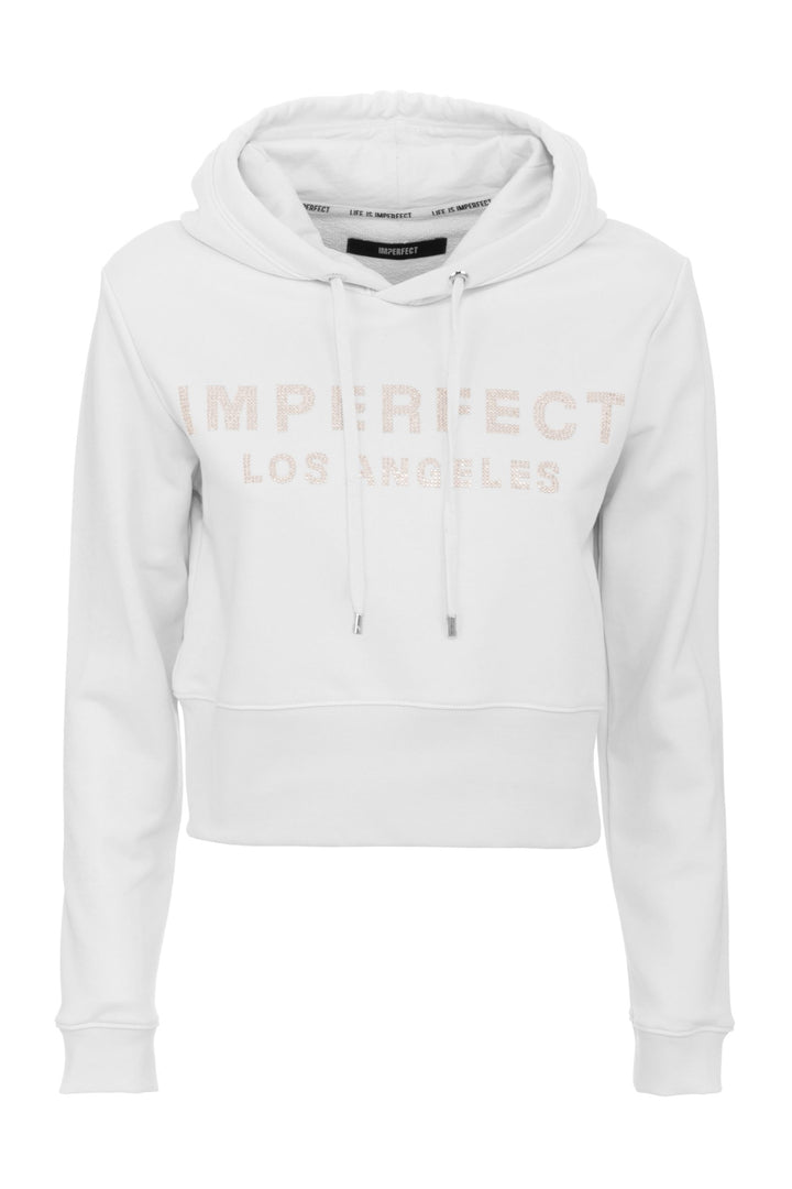 Imperfect White Cotton Sweater