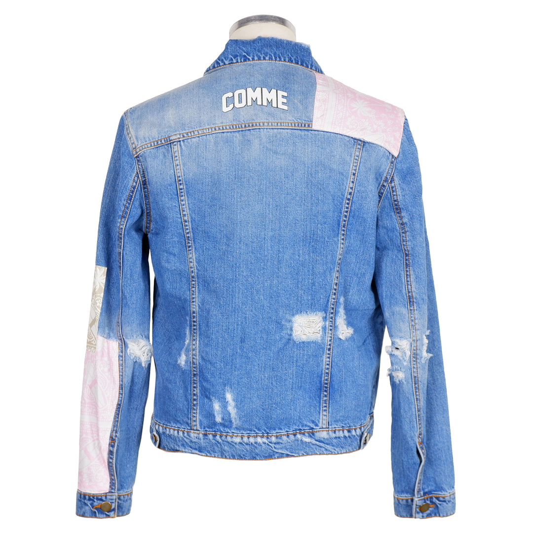 Comme Des Fuckdown Blue Cotton Jacket