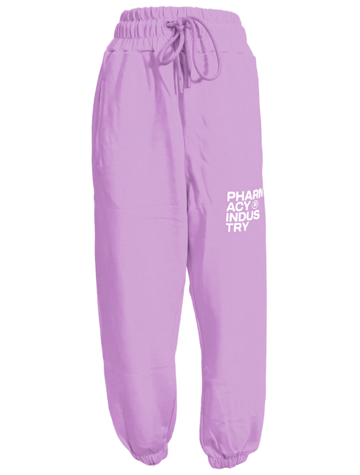 Pharmacy Industry Purple Cotton Jeans & Pant