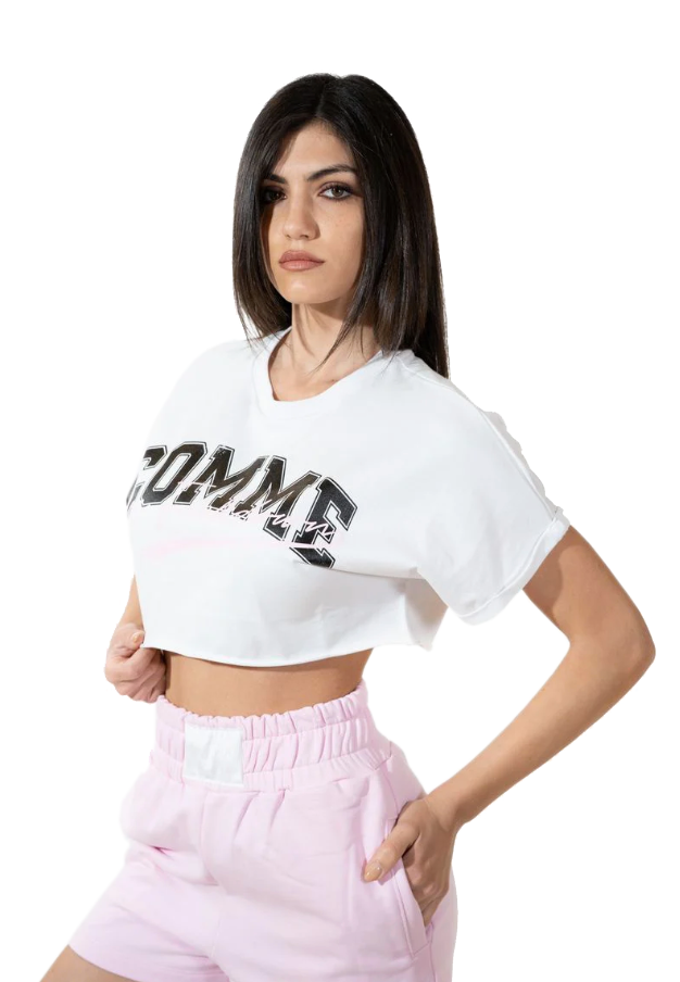 Comme Des Fuckdown Pink Cotton Short