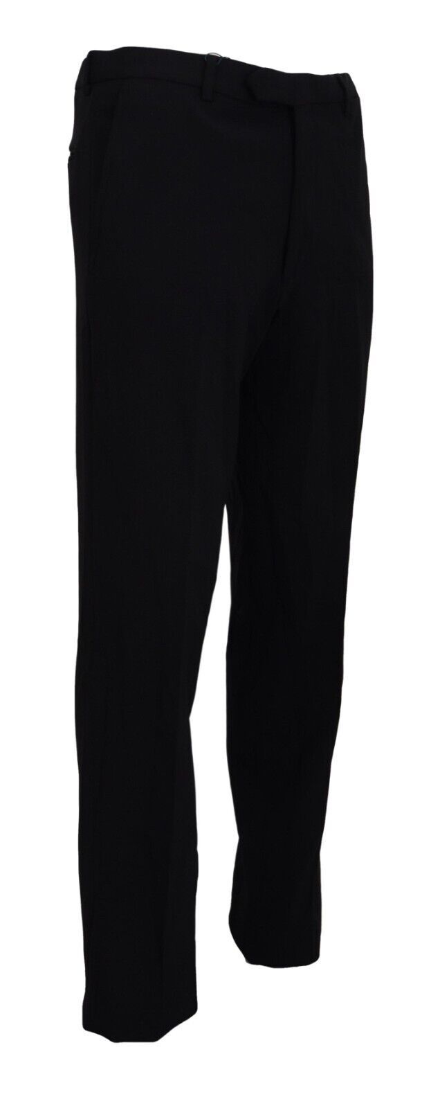 BENCIVENGA Black Straight Fit  Formal Trousers Pants