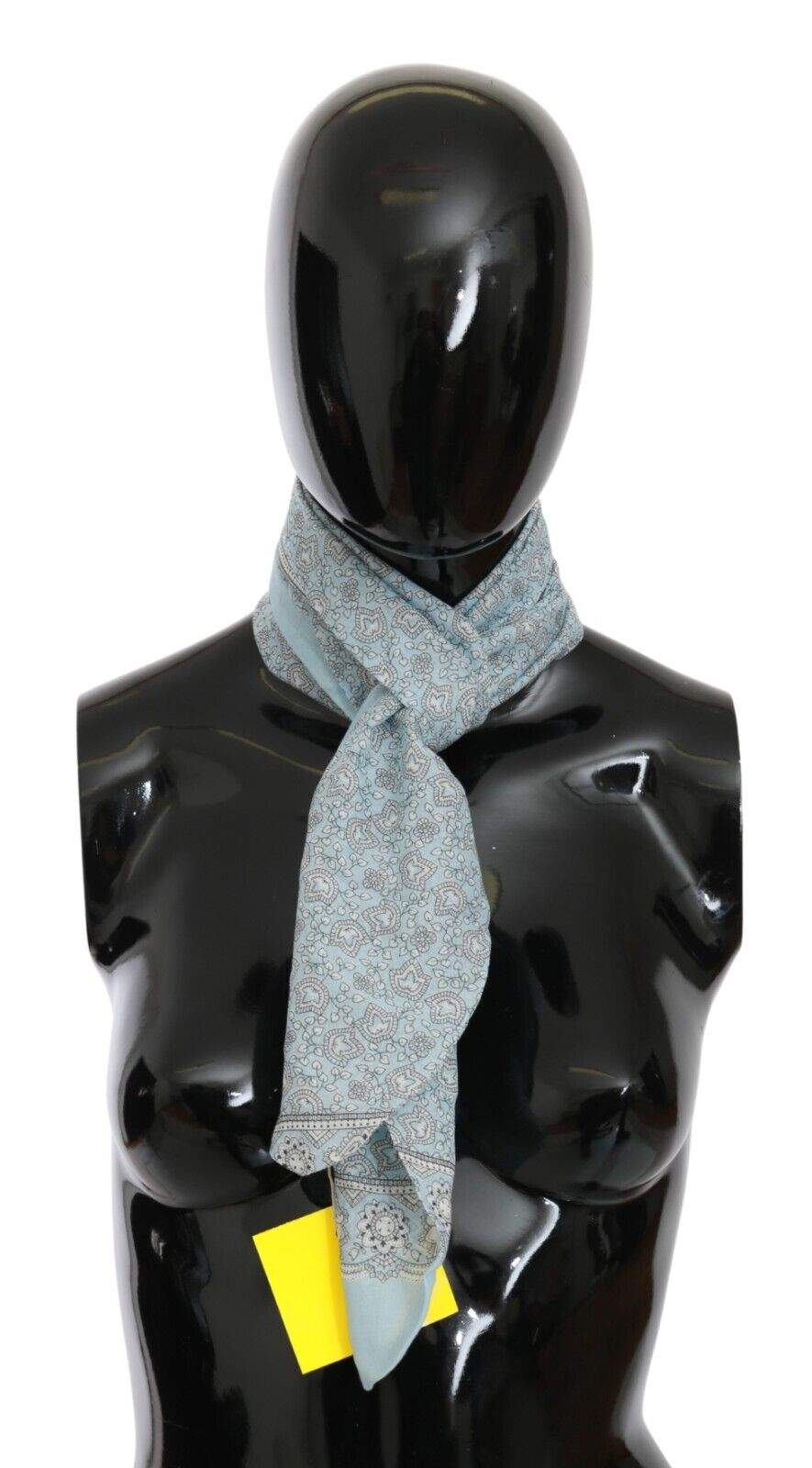 Erno Scervino Light Blue Bandana Wrap Shawl Foulard Scarf #men, Ermanno Scervino, feed-1, Light Blue, Scarves - Men - Accessories at SEYMAYKA