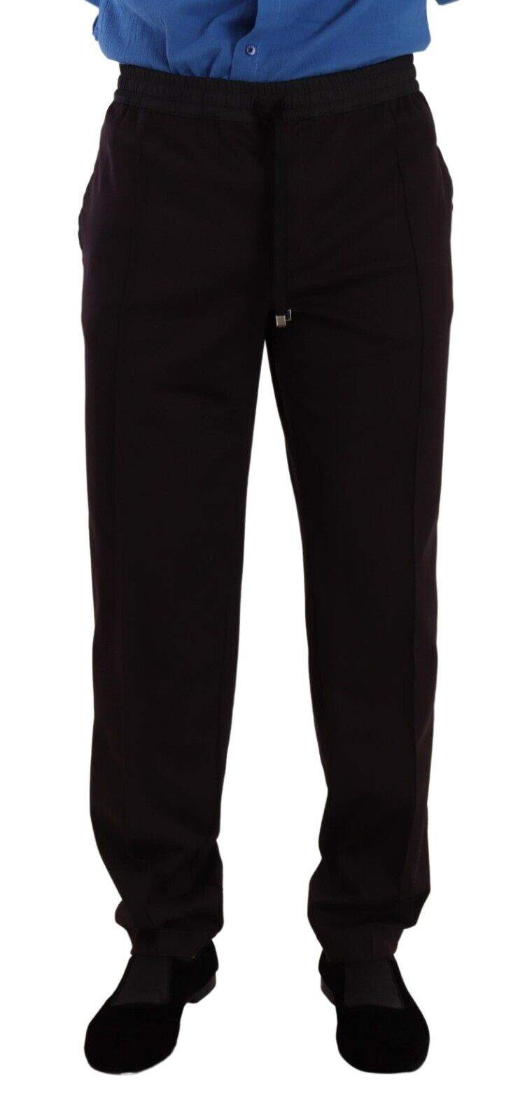 Dolce & Gabbana Bordeaux Cotton s Skinny Trouser Pants #men, Bordeaux, Dolce & Gabbana, feed-1, IT58 | XXL, Jeans & Pants - Men - Clothing at SEYMAYKA