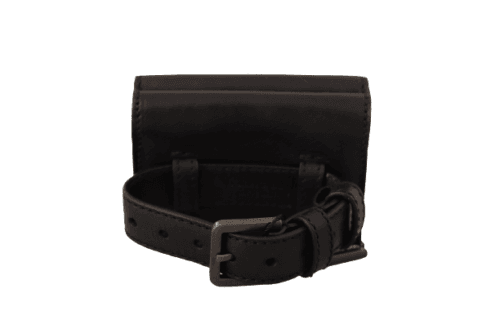 Dolce & Gabbana Black Leather Trifold Purse Belt Strap Multi Kit Wallet #men, Black, Dolce & Gabbana, feed-1, Wallets - Men - Bags at SEYMAYKA