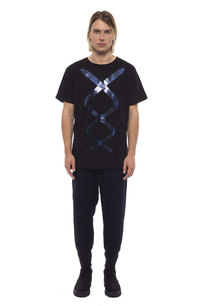 Nicolo Tonetto round neck printed T-shirt #men, Black, feed-color-Black, feed-gender-adult, feed-gender-male, L, Nicolo Tonetto, T-shirts - Men - Clothing, XL, XXL at SEYMAYKA