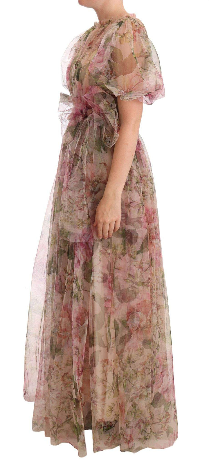 Dolce & Gabbana Multicolor Floral Print Long Maxi Gown Dress Dolce & Gabbana, Dresses - Women - Clothing, feed-1, IT38|XS, IT42|M, Multicolor at SEYMAYKA
